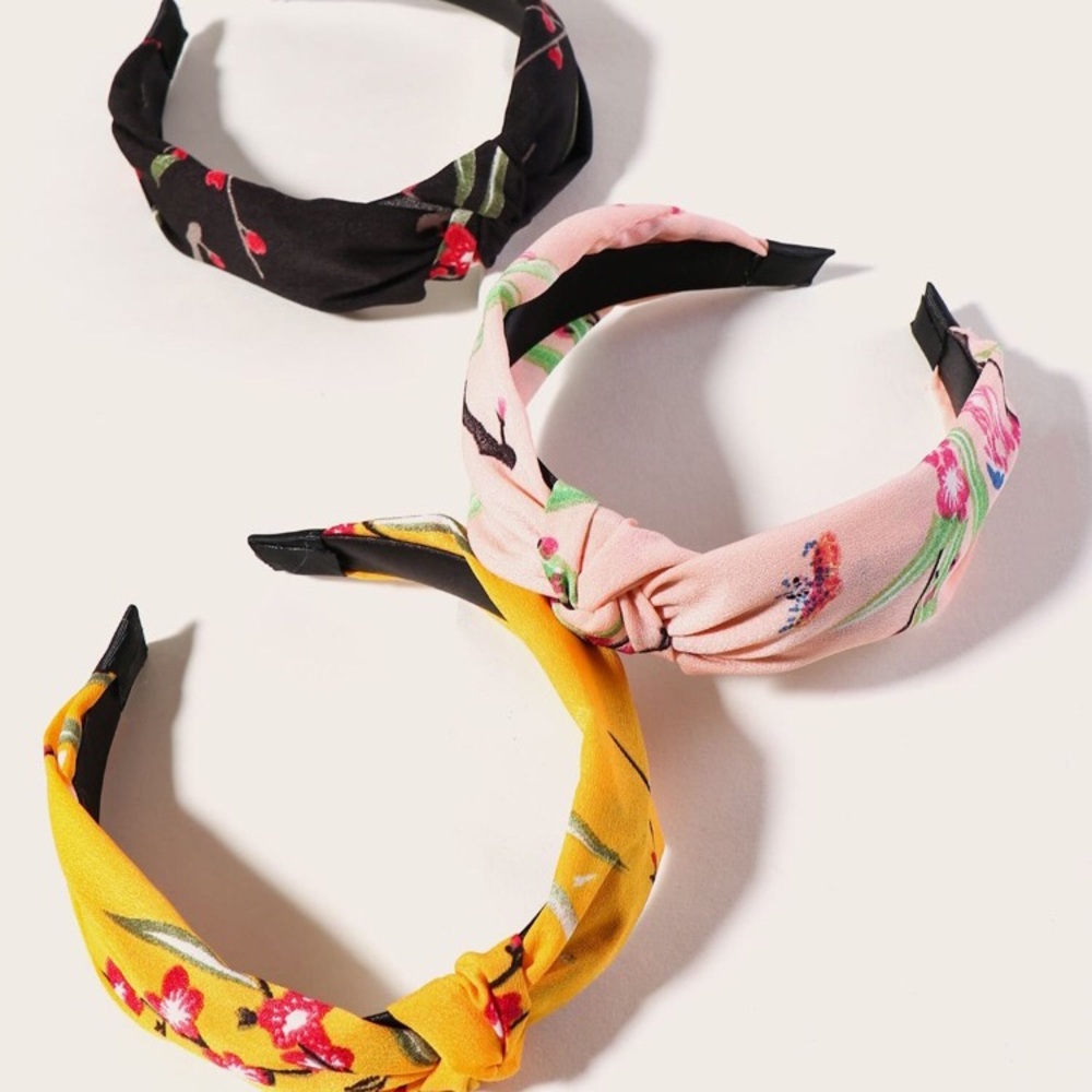 3pc Floral Headbands